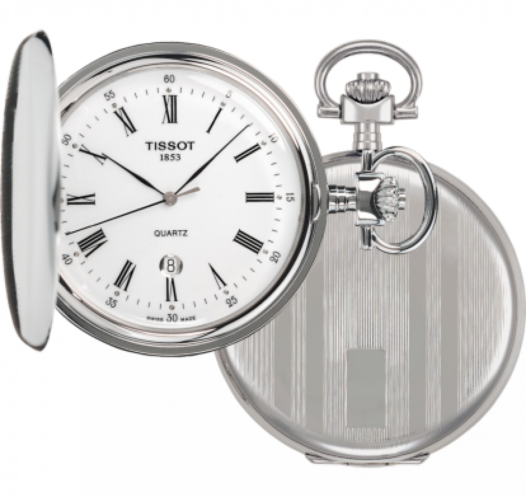 TISSOT POCKET SAVONNETTE QUARZO RIGHE