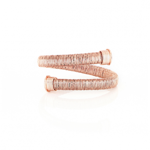 UNOAERRE Bracciale in bronzo dorato rosa 