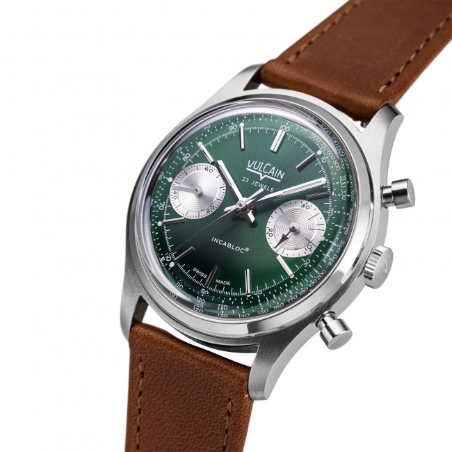 VULCAIN CHRONOGRAPH GREEN 640109A90BAC207