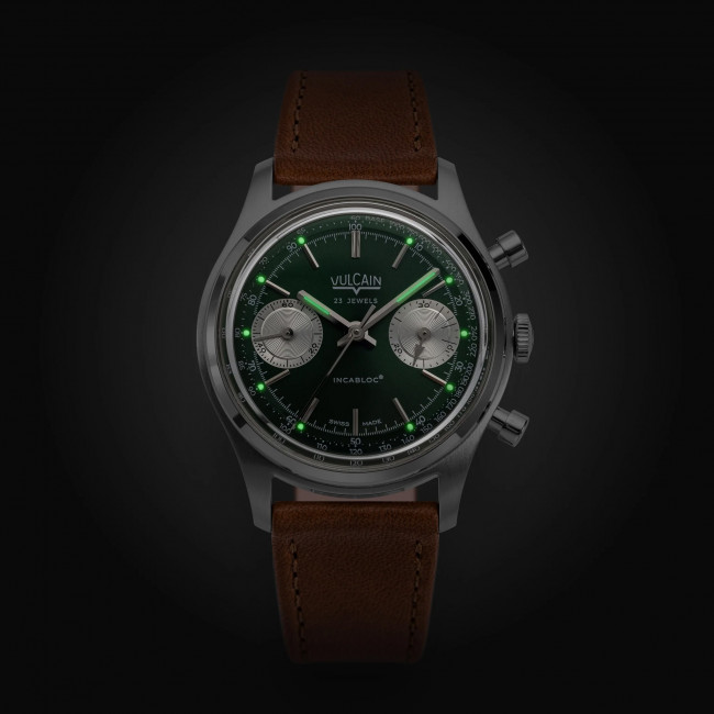 VULCAIN CHRONOGRAPH GREEN 640109A90BAC207